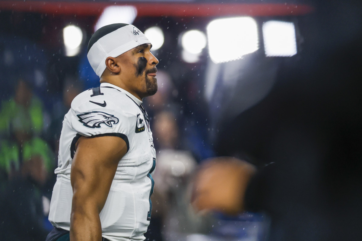 Quarterback Jalen Hurts and the Philadelphia Eagles have lost three games in a row. 